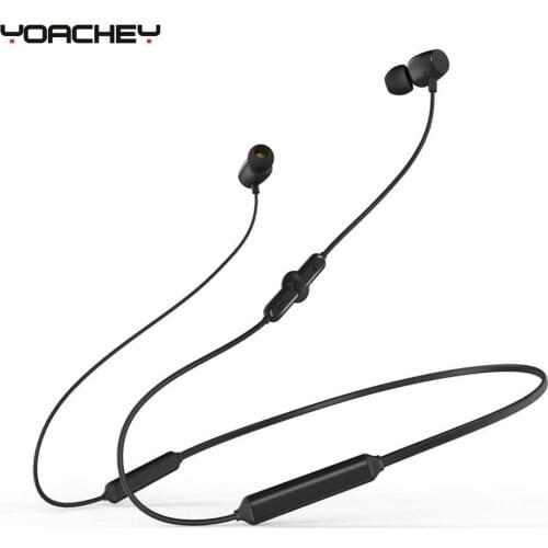 YOACHEY Bluetooth Headphones Neckband Headset Sports Sweatproof & Waterproof Earphones with Mic(48 Hrs Playtime,CVC 6.0 Noise