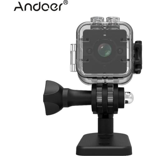 SQ12 1080P HD Mini Action Camera Sports DV w/ Night Vision/ Motion Detection/ 155 Degree Wide Angle Lens/ 30m Waterproof