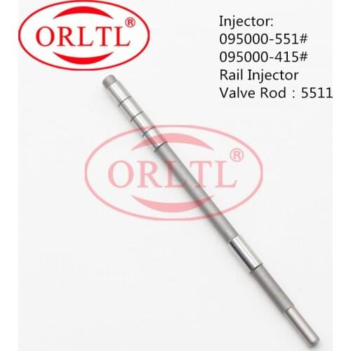 Common Rail Injector Valve Rod 5511 (84.95mm) for 095000-551#,095000-415#,uel injector valve rod ,Runderon Diesel Spare Parts