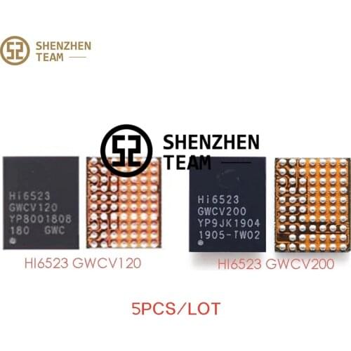 SZteam 5PCS Charging IC Hi6523 GWCV120 GWCV200 V201 For HUAWEI P20 LITE MATE10 MATE 10 PRO MATE20 IC de Carga Integrated Circuit