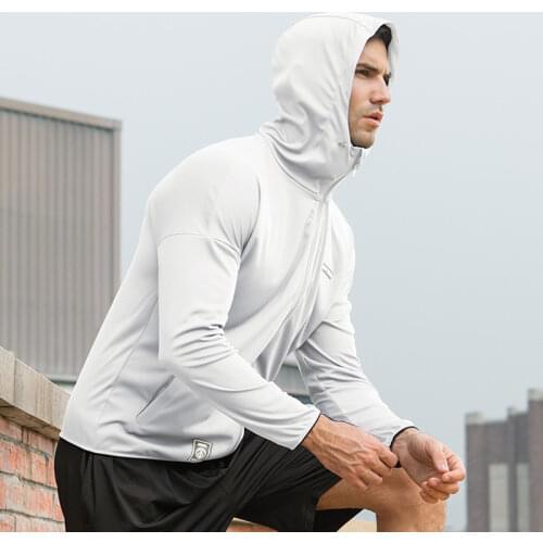 OhSunny Outdoor Sports Fishing Shirt Hoodie Clothes Sunscreen Sun Protection Light Breathable Quick Dry Anti-UV Cooling Coats