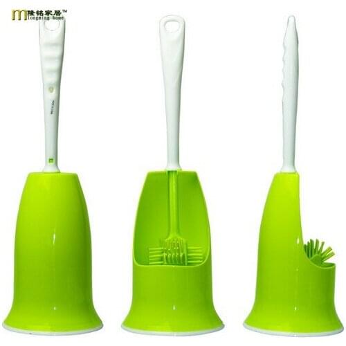 1PC New Arrival 7 Color Creative TRP Multi Directions Toilet Brush Washing Room Groove Cleaner Brush Home Clean OK 188