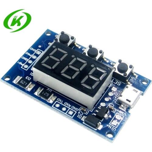 DC 5-30V Micro USB 5V Power Independent PWM Generator 2 Channel Dual Way Digital LED Duty Cycle Pulse Frequency Board Module