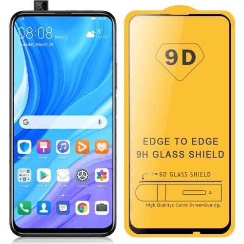 9D Tempered Glass for Huawei P Smart Z Full Screen Protective Film 9H Explosion-proof for Huawei Y9 Prime 2019 Y9S STK-L21 6.59"