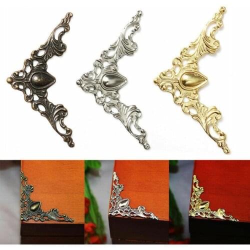 12/24pcs Book Metal Corner Guard Scrapbook Album Book Scrapbook Corner Guard Crafts DIY