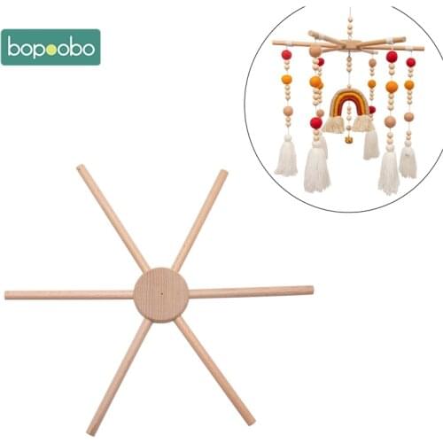 Bopoobo 5Set Baby Mobile Crib Hanger Frame Baby Hanger Mobile DIY Crafts Baby Toys For Children Holder Arm Bracket Baby Rattle
