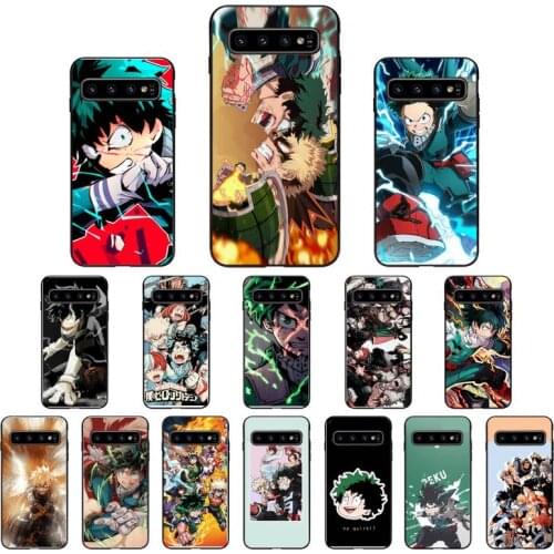 Cartoon My Hero Of The Academy Anime Todoroki Phone Case For Samsung A40 A31 A50 A51 A71 A20S S8 S9 Plus note 20 ultra