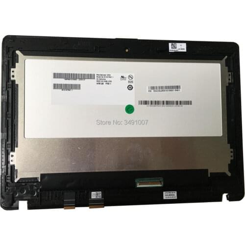 For ASUS VivoBook X102BA LCD Touch Screen Digitizer Assembly Frame B101XTN01.1