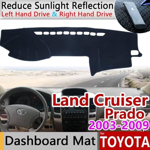 For Toyota Land Cruiser Prado 120 J120 2003 2004 2005 2006 2007 2008 2009 Anti-Slip Mat Dashboard Cover Pad Sunshade Accessories