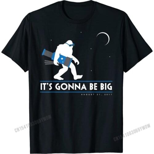 Bigfoot Total Solar Eclipse Shirt August 21 Space Gift Design Funny T Shirt Brand New Cotton Men Top T-shirts