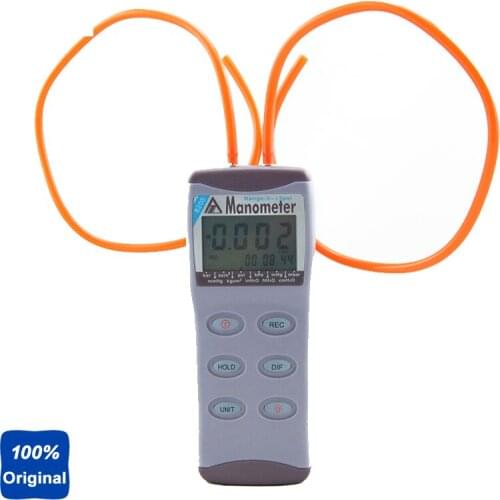 Measure Differential Pressure Gauge Portable Manometer Tester AZ-8215