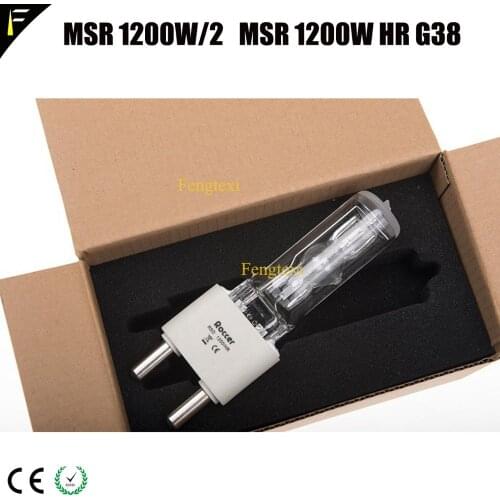 MSR 1200W/2 HR 1CT G38 Single-ended Hot Start Stage Metal Halide Bulb Xenon Lamp Origin Source Cold White Color G38 Ceramic Plug