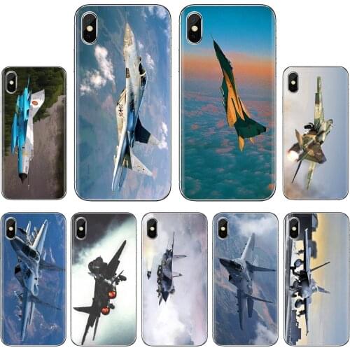 Soft Case For Sony Xperia XA1 XA2 ULTRA 10 X L2 For Oppo realme c3 6 6S 6i 7 7i Pro c11 Russian Mig Fighter Aircraft Airforce