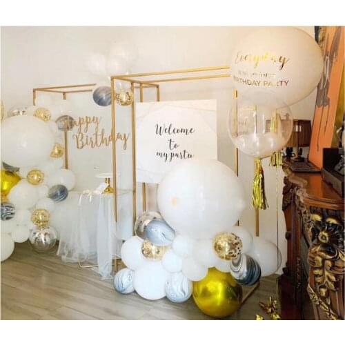 New custom iron wedding stage screen shelf ornaments creative wedding decoration background props