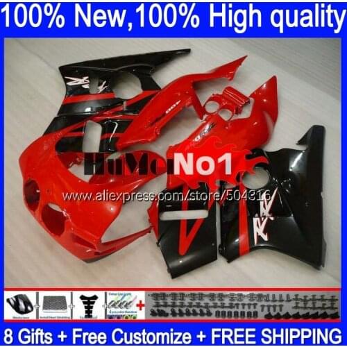 CBR400 RR For HONDA CBR 400 RR 400RR 1988 1989 1990 1991 1992 1993 136MC.14 CBR400RR NC23 88 89 90 91 92 93 Fairing red glossy