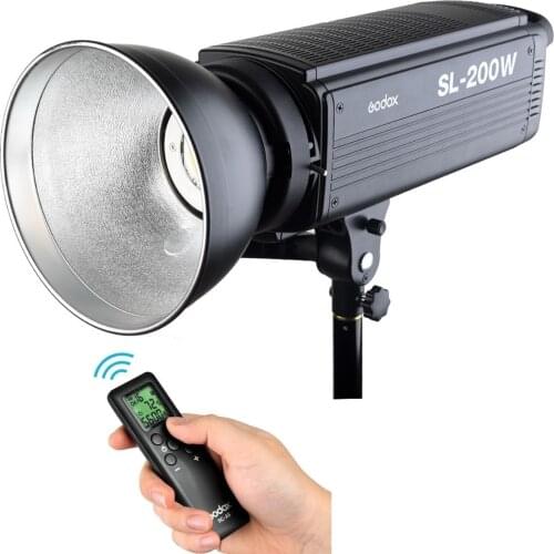 Godox SL200W 5600K 200W High Power LED Video Light Wireless Remote Control with Bowens Mount for Photo Studio Photography Video