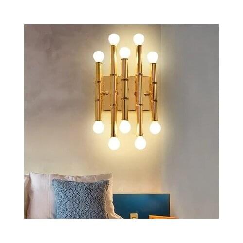 Vintage penteadeira iron dining room bedside bedroom lampara pared wall lights for home