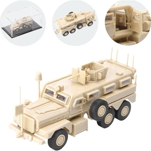 1:72 Scale Decorative Armored Vehicle Model Battle Truck for Children Adult Desert Camouflage