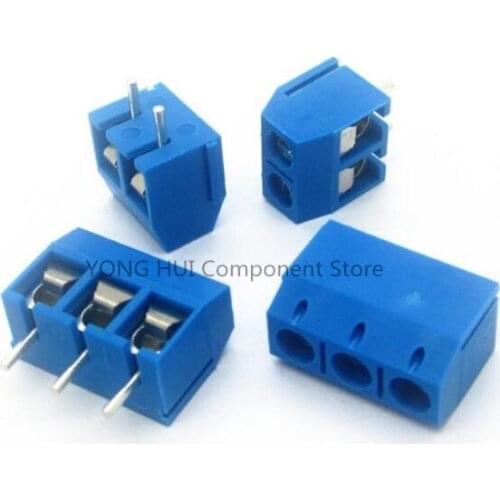 100pcs KF301-2P/KF301-3P KF301-5.0-2P KF301-5.0-3P KF301 5.08mm Plug-in Screw Connector