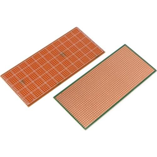 5 Pcs 6.5x14.5cm Stripboard Veroboard Uncut PCB Platine Single Side Circuit Board 62KD