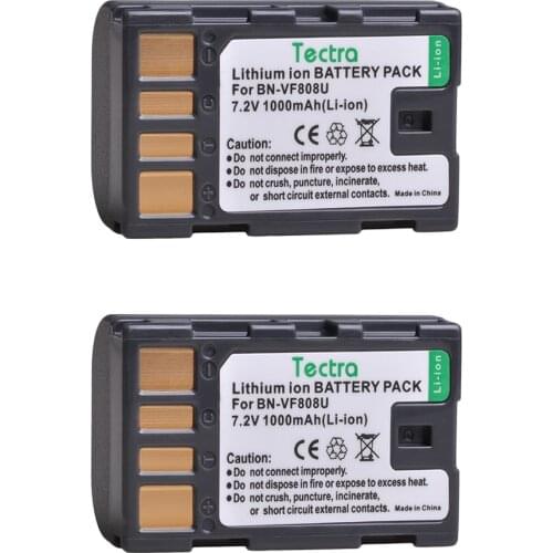 2pcs BN-VF808 BN-VF808U BN VF808 Camera Battery for JVC GZ-HD7 GZ-MG575 GZ-MG555 GR-D750 GR-D760 GR-D740 GZ-MG255 Battery