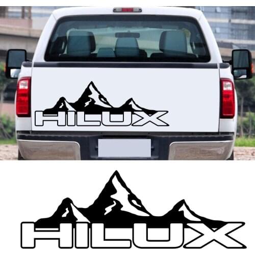 Suitable for Toyota Hilux Revo Vigo Mountain Racing Door Rear Flap Stripe Graphic Side Door Vinyl Car Sticker Car Accessories