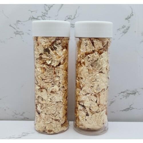 Free shipping 2g gold foil cake decoration Baking,gold /silver ice cream, gold foil pieces mousse cake pastry foil decoration