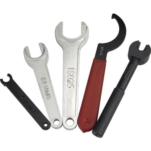 1/5pcs M/MU/ISO/C/APU/BT Type Collet Chuck Nut Wrench ER11/ER16/ER20/ER25/ER32/ER40 CNC Milling Tool Lathe Tools ER Spanner