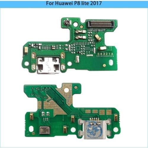 For HuaWei P8 lite 2017 USB Charger Connector Flex Cable P8 lite 2017 Microphone USB Charging Dock PCB Board Repair Parts