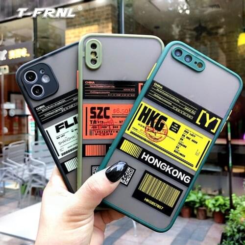 For iPhone 11 12 Pro X XR XS Max Mini 7 8 Plus Shockproof Silicon Frame CoverCamera Len Full Protection Ticket label Phone Case