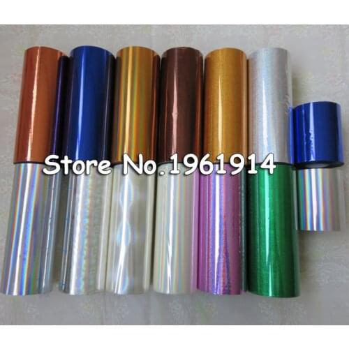 Hot stamping foil paper,laser foil paper,leather,cigarette box,mobile phone box stamping machine foil paper 16cm 8cm width price