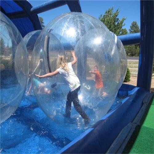 Hot Water Play Equipment Water Walking Ball 1.5M/2M Inflatable Water Balloon Dancing Ball Human Inside Hamster Ball Zipper