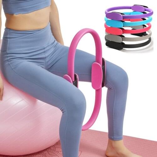 Yoga Circle Pilates Ring Fitness Magic for Women Slimming Body Building Training Muscle Exercise Home Gym Workout Sports