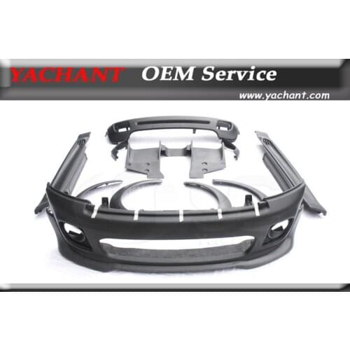 Portion Carbon Fiber Glass Bodykits Fit For 06-13 Mini Cooper R56 R57 R58 R59 John Cooper Works Style Kit Bumper Fender Spoiler