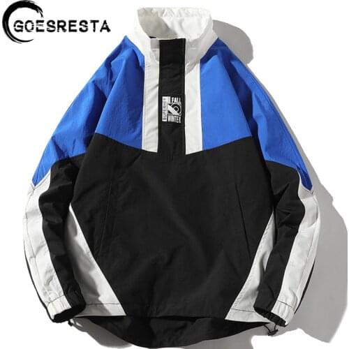 Hip Hop Streetwear Men Hedging Jackets Autumn English Embroidery Loose Coat Harajuku Fashion Casual Bomber Jacket Men M-4XL