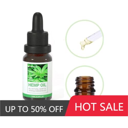 L Essential Oil Body Massage Oil Natural Organic Hemp Seed OiStress Relief Improve Sleep Soothing Fatigue Extract For Anxiety