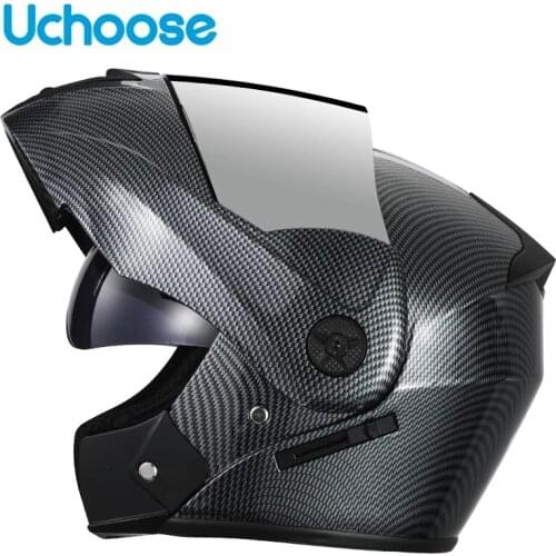 Flip up Motorbike Helmets Dual Visor Double Lens HELMET Racing Motor Men Women Motocross Cycling Motorcycle Helmets Bike capacet