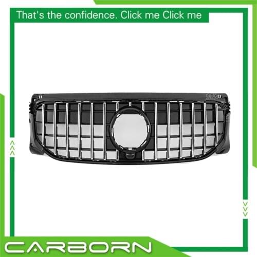 For-Mercedes for-Benz GLB-class X247 GLB200 GLB250 2020 2021 with Emblem GT Style ABS Plastic Front Bumper Racing Grille