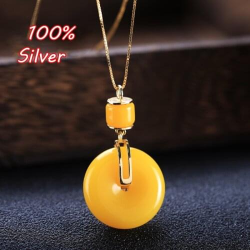 925 Sterling Silver Color Natural Stone Pendants for Necklaces Hollow Round Crystal Sodalite Tiger Eye Aventurine Opal Reiki