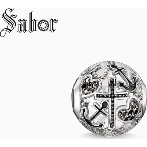 Silver plated Faith Love Hope Beads Most Fashion Karma for Jewelry Making Fit Bracelets for Women Men thomas jewellery