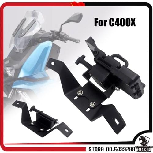 GPS Navigation Frame Oil Cup Cover Fixing Mobile Phone Bracket For BMW C400X C 400 X c400x Motorcycle Accessories
