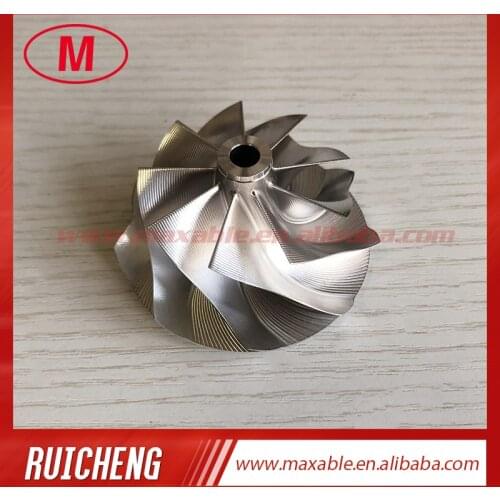 RHF5HB 46.50/59.94mm 9+0 blades point milling Turbocharger milling/aluminum 2618/billet compressor wheel