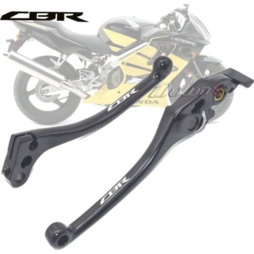 Aftermarket free shipping motorcycle parts BRAKE CLUTCH LEVERS for Honda CBR 600 F2,F3,F4,F4i CBR600 1991-2007 LASER LOGO