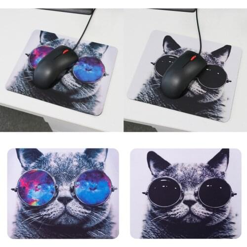 Sunglasses Cat Kitten Lovely Computer Mouse Pad Mat PC Mice