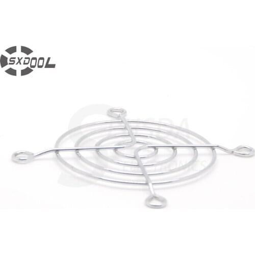 SXDOOL DC Fan Grill Protector Silver Metal Finger Guard Used for 70mm Fan cover