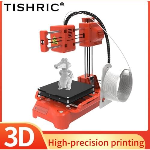 TISHRIC K7 One-click printing 3D Printer Silent Motherboard With Magnetic Construction Platform Easy To Use Size 100*100*100mm