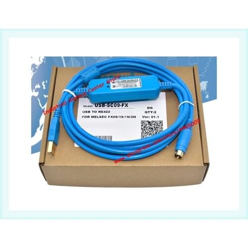 USB-SC09-FX for FX Series PLC Programming Cable Download Cable FX1N 2N 3U 1S