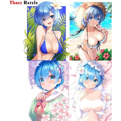 Three Ratels F365 Seikatsu Rem For Re_zero Swimsuits Adult Waterproof Decal Laptop Motorcycle Snowboard Fridge Car Stickers