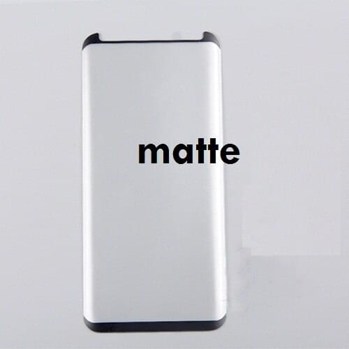 For Samsung Note 9 8 S8 S9 Plus Screen Protector Galaxy Note8 3D Matte Frosted Tempered Glass Case Friendly 3D Curved Full Cover