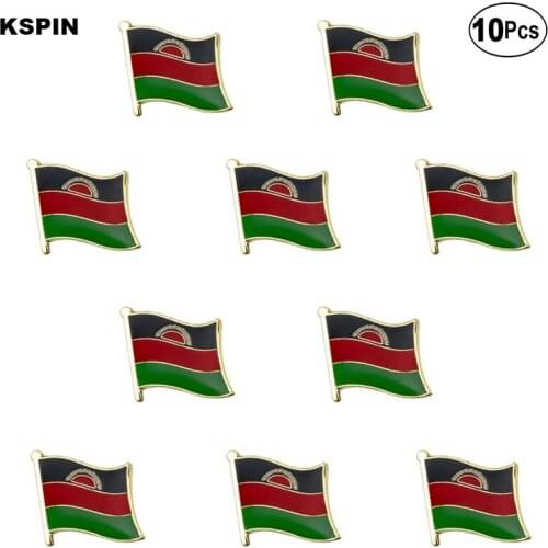 Malawi Flag Lapel Pin Flag badge Brooch Pins Badges 10Pcs a Lot